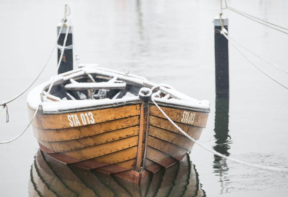 Vinter båt